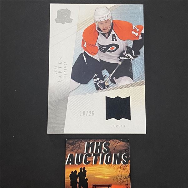 JEFF CARTER 2009/10 UPPER DECK THE CUP JERSEY CARD #D/25 (ref2156)