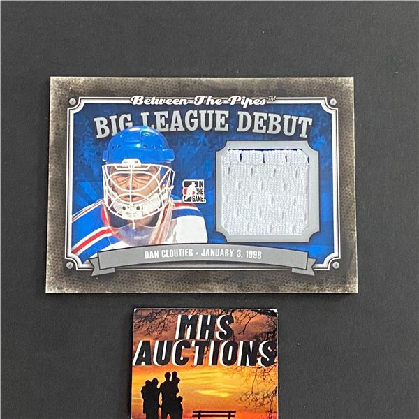 DAN CLOUTIER 2014 IN THE GAME PATCH HOCKEY CARD SILVER VERSION (ref2456)