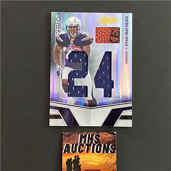 2010 PANINI RYAN MATHEWS PATCH CARD #35/50 ONLY 50 MADE (ref2490)