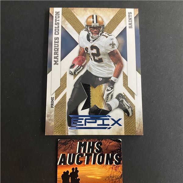 2010 PANINI MARQUES COLSTON PATCH CARD #35/50 ONLY 50 MADE IN THE WORLD (ref2505)