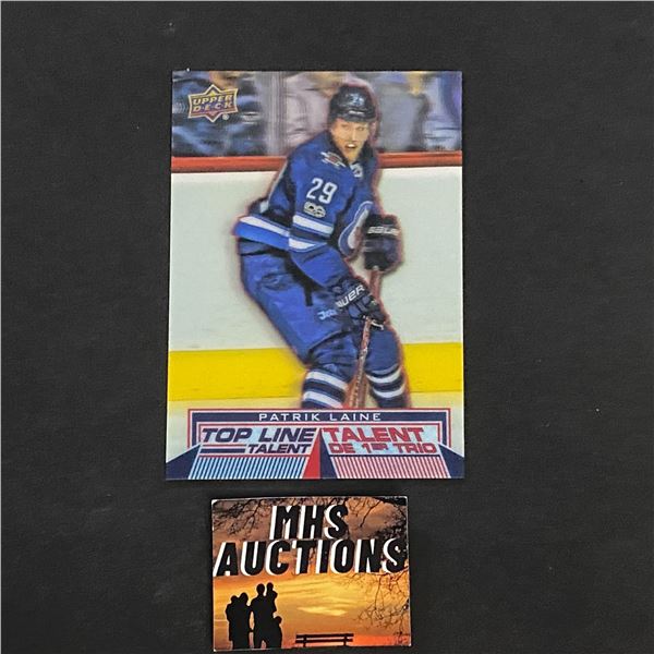 2018-19 TIM HORTONS COLLECTORS SERIES PATRIK LAINE TOP LINE TALENT INSERT CARD (ref2884)