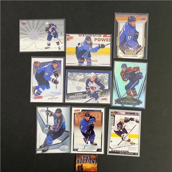 ILYA KOVALCHUK 9 CARD LOT NO DOUBLES (ref2334)