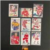 Image 1 : NICKLAS LIDSTROM 9 CARD LOT NO DOUBLES (ref2335)