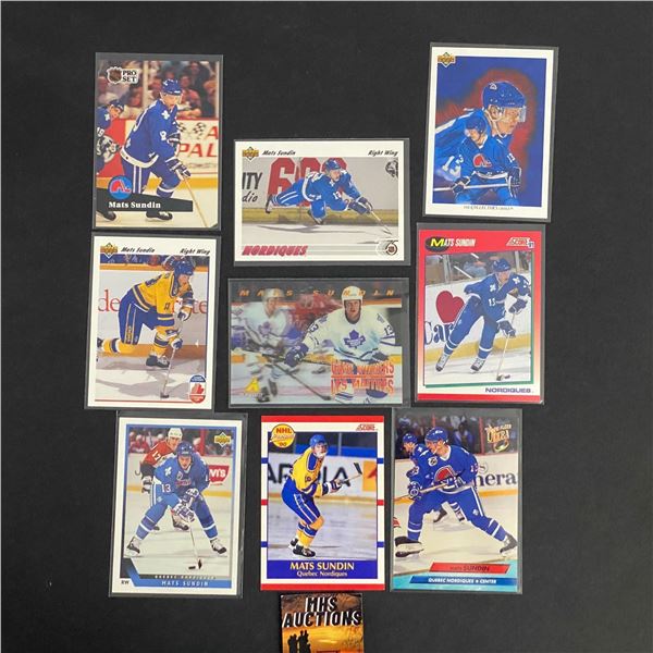 MATS SUNDIN 9 CARD LOT NO DOUBLES (ref2536)