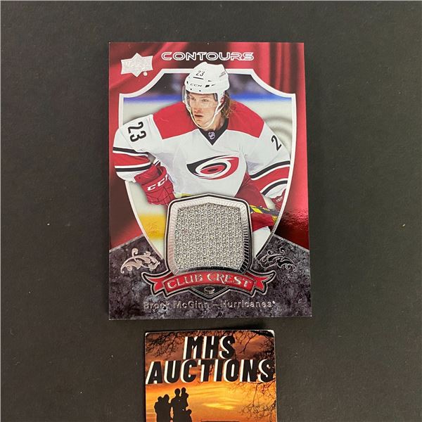 2015-16 UD CONTOURS BROCK McGINN JERSEY HOCKEY CARD (ref2622)