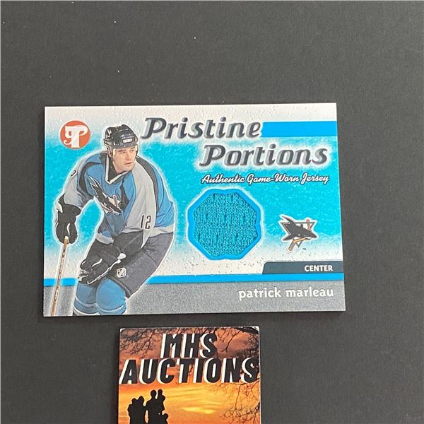 2004 TOPPS PATRICK MARLEAU JERSEY CARD (ref2112)