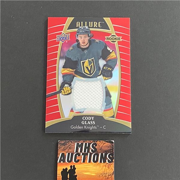 2019-20 ALLURE CODY GLASS JERSEY CARD (ref2170)