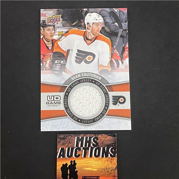 SEAN COUTURIER JERSEY CARD 2015/16 U.D SERIES 1 HOCKEY CARD (ref2183)