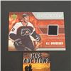 Image 1 : R.J UMBERGER JERSEY CARD 2006 U.D SERIES 1 HOCKEY (ref2186)