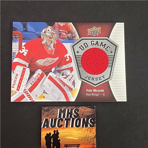 PETR MRAZEK JERSEY CARD 2016/17 U.D SERIES 1 HOCKEY (ref2210)