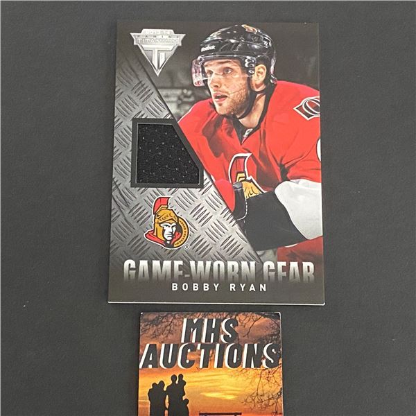 BOBBY RYAN JERSEY CARD 2013/14 PANINI TITANIUM HOCKEY (ref2213)