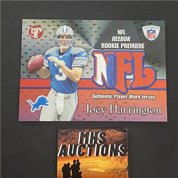 2002 TOPPS JOEY HARRINGON JERSEY CARD (ref2228)