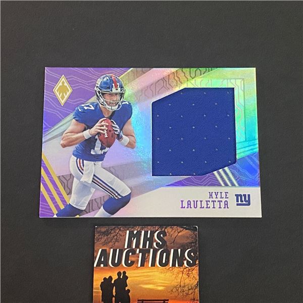 2018 PANINI KYLE LAULETTA JERSEY CARD ONLY 75 MADE #59/75 (ref2230)