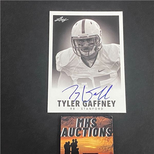 TYLER GAFFNEY STANFORD AUTOGRAPH CARD (ref2243)