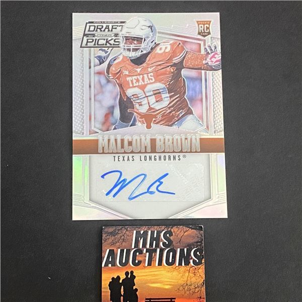 MALCOM BROWN TEXAS LONGHORNS AUTOGRAPH CARD (ref2246)