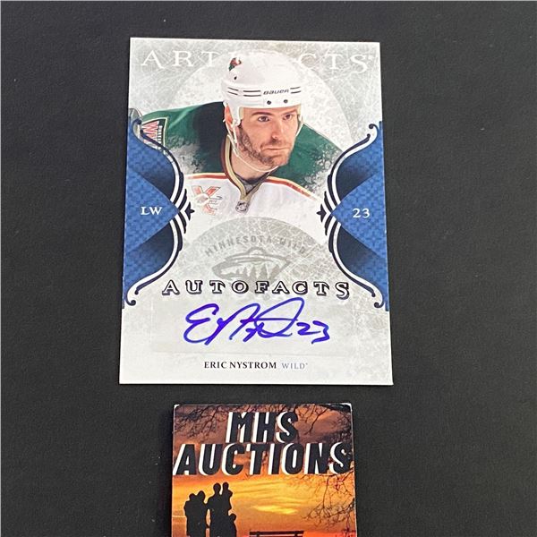 ERIC NYSTROM 2011-12 ARTIFACTS AUTOGRAPH CARD (ref2386)