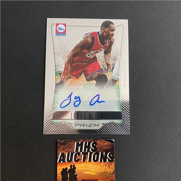 2012-13 PRIZM PANINI LAVOY ALLEN BASKETBALL AUTOGRAPH CARD (ref2402)