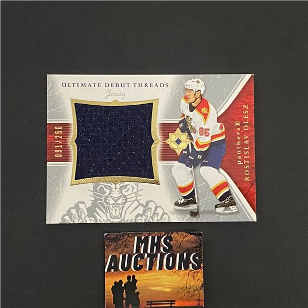 ROSTISLAV OLESZ 2005-06 ULTIMATE JERSEY CARD #091/250 ONLY 250 MADE IN THE WORLD (ref2411)