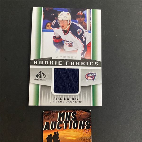 2013-14 SP GAME USED RYAN MURPHY HOCKEY JERSEY CARD (ref2416)