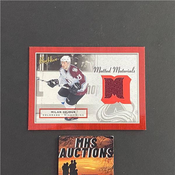 MILAN HEJDUK 2005-06 BEE HIVE JERSEY HOCKEY CARD (ref2431)