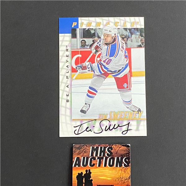 1998 PINNACLE TIM SWEENEY AUTOGRAPH CARD (ref2437)