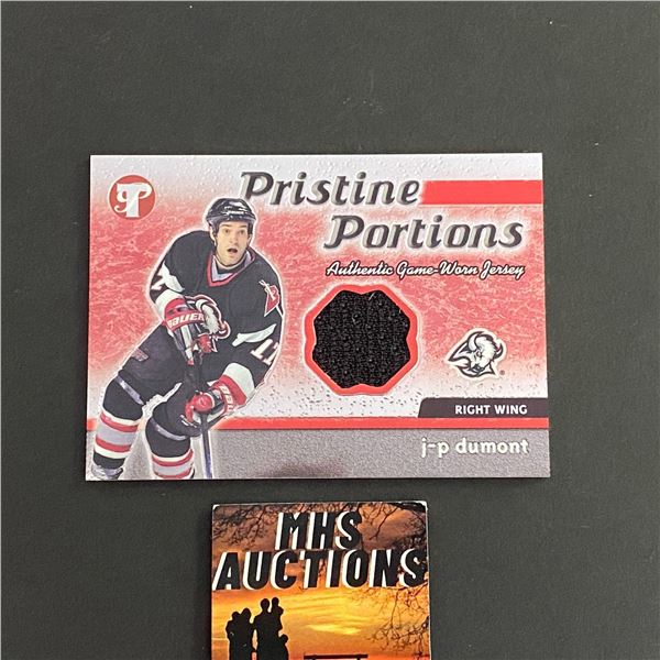J-P DUMONT 2004 TOPPS JERSEY HOCKEY CARD (ref2438)