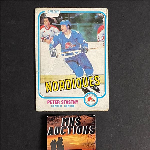 PETER STASTNY 1980-81 O PEE CHEE ROOKIE CARD (ref2546)