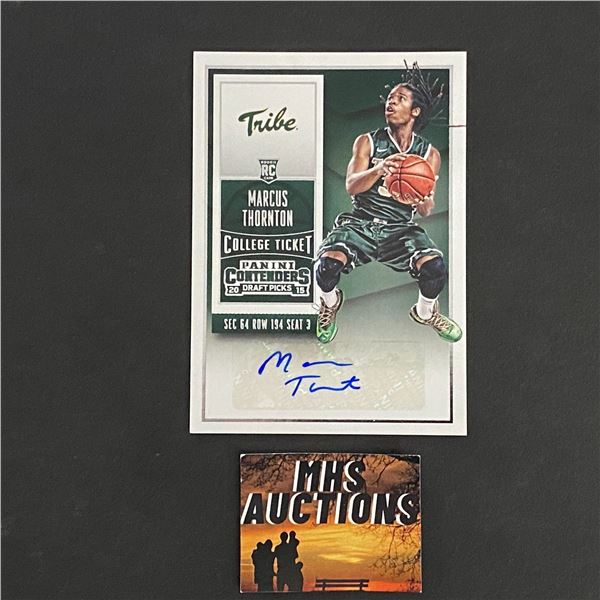 MARCUS THORNTON 2015 PANINI BASKETBALL AUTOGRAPH CARD (ref2817)