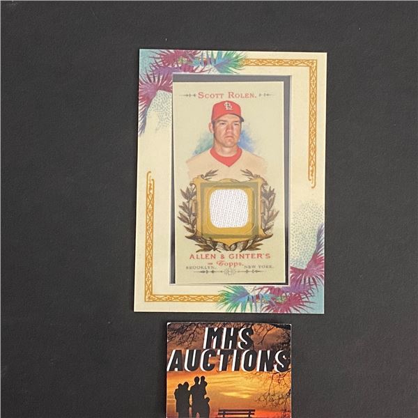 SCOTT ROLEN 2007 TOPPS BASEBALL JERSEY CARD (ref2838)