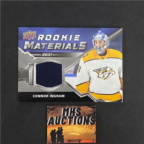 CONNOR INGRAM 2020-21 U.D SERIES 2 JERSEY CARD (ref2850)