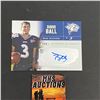 Image 1 : DAVID BALL 2007 SA-GE COLLECTIBLES AUTOGRAPHED FOOTBALL CARD (ref143)