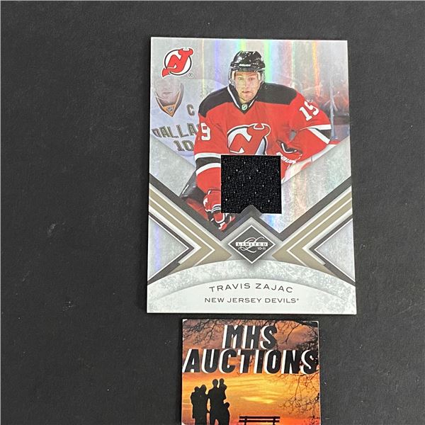 TRAVIS ZAJAC 2010 PANINI JERSEY HOCKEY CARD #198/199 ONLY 199 MADE IN THE WORLD (ref162)