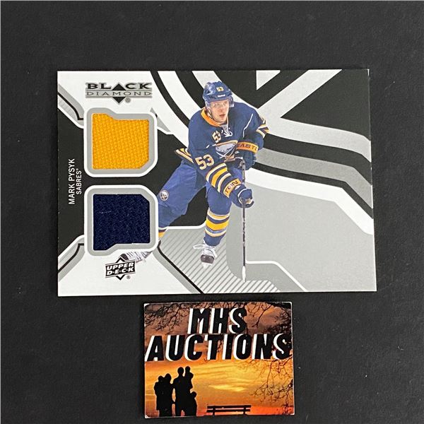 MARK PYSYK 2013-14 BLACK DIAMOND QUAD JERSEY HOCKEY CARD (ref200)