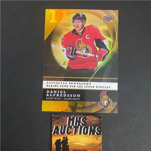 DANIEL ALFREDSSON INSERT CARD 2008 MCDONALDS (ref2361)