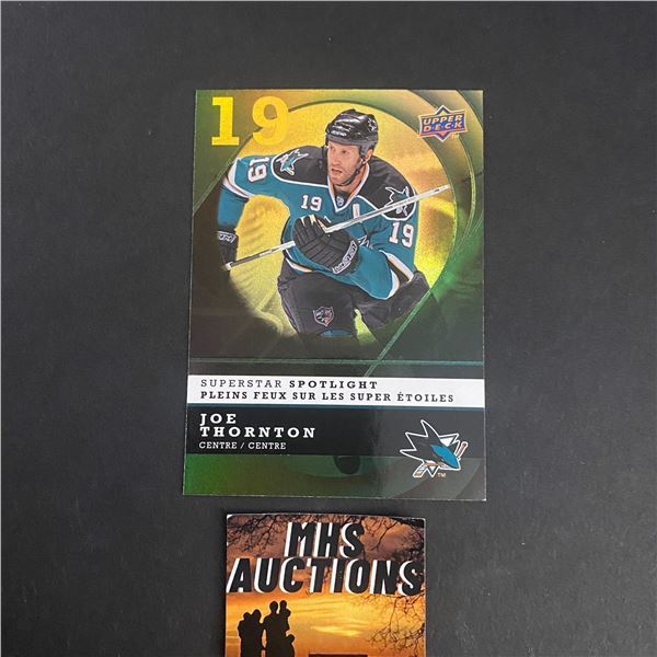 JOE THORNTON INSERT CARD 2008 MCDONALDS (ref2365)