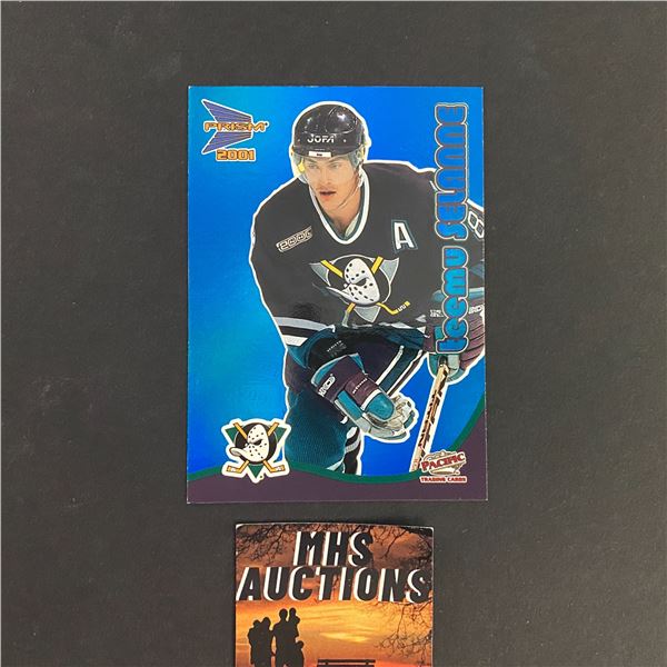 TEEMU SELANNE 2001 MCDONALDS BLUE RARE HOCKEY CARD (ref2526)