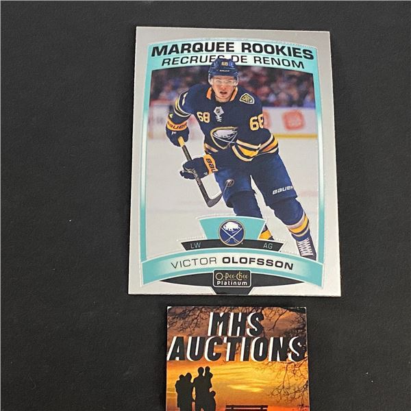 VICTOR OLOFSSON 2019-20 O-PEE-CHEE PLATINUM MARQUEE ROOKIE CARD (ref2538)