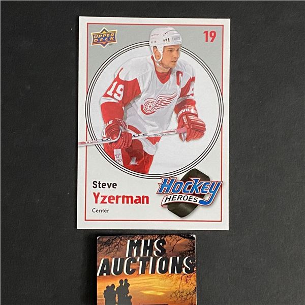 STEVE YZERMAN UPPER DECK RARE INSERT CARD HH1 (ref2570)