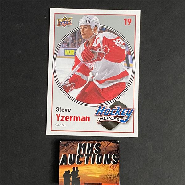 STEVE YZERMAN UPPER DECK RARE INSERT CARD HH3 (ref2572)