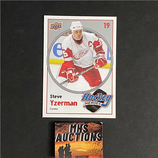 STEVE YZERMAN UPPER DECK RARE INSERT CARD HH7 (ref2576)