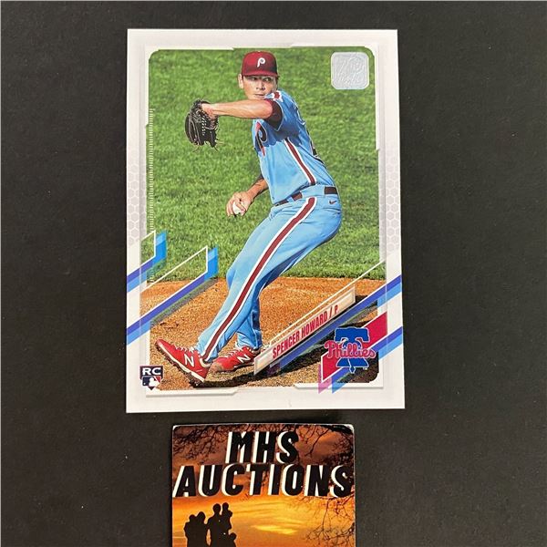 2021 TOPPS SPENCER HOWARD ROOKIE BASEBALL CARD (ref2633)