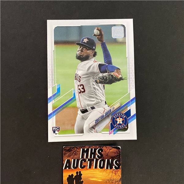 2021 TOPPS CRISTIAN JAVIER ROOKIE BASEBALL CARD (ref2634)