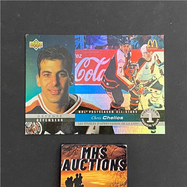 1993 UPPER DECK MCDONALDS CHRIS CHELIOS INSERT HOCKEY CARD (ref2513)