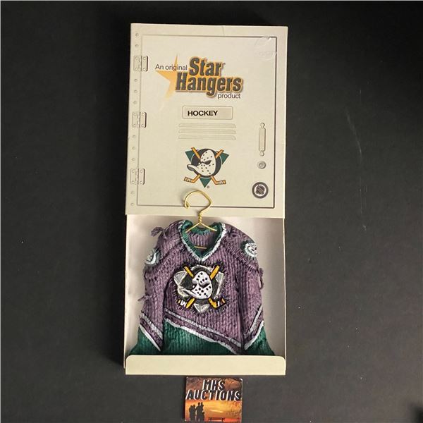 ANAHEIM MIGHTY DUCKS SMALL STAR HANGER DARK JERSEY (ref5207)