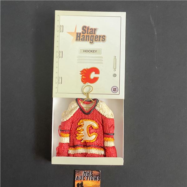 CALGARY FLAMES STAR HANGER SMALL RED JERSEY (ref5212)