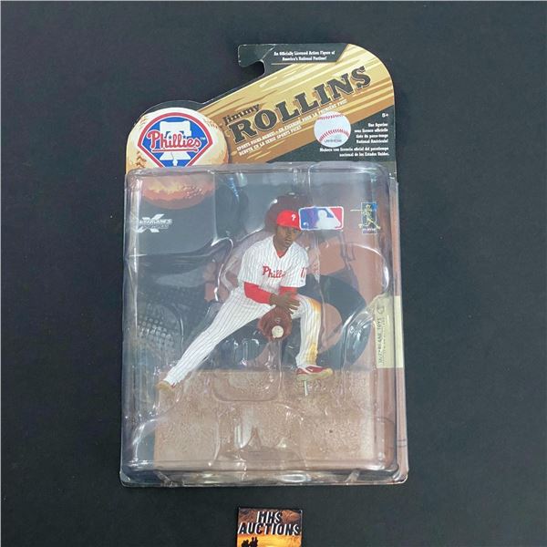 JIMMY ROLLINS M.L.B PHILADELPHIA PHILLIES MCFARLANE SERIES WAVE 1