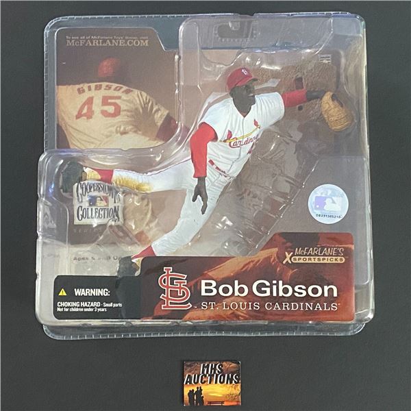 BOB GIBSON COOPERSTOWN COLLECTION MCFARLANE SPORTSPICK