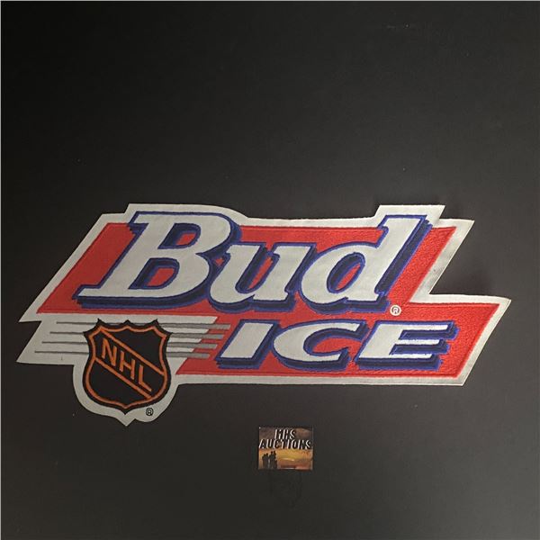 BUD ICE HOCKEY JERSEY CREST