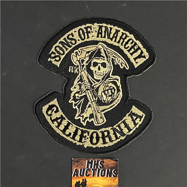 SONS OF ANARCHY CALIFORNIA PATCH CREST