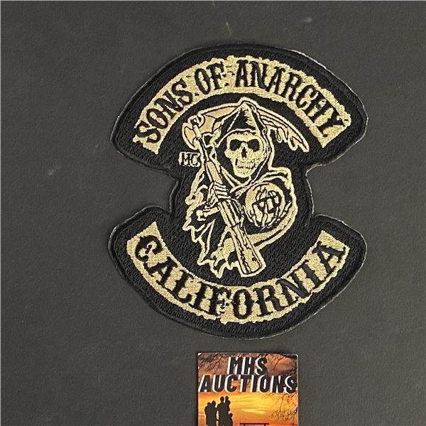 SONS OF ANARCHY CALIFORNIA PATCH CREST